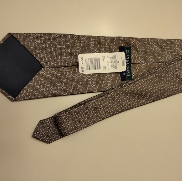 Clay Brooke silk tie - Picture 4 of 4